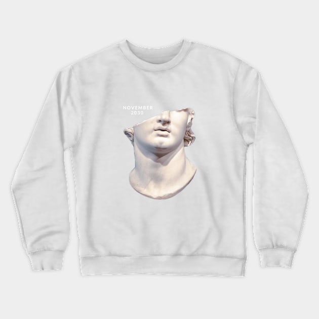 Rostro griego partidos. Crewneck Sweatshirt by F I L O S O F A R R